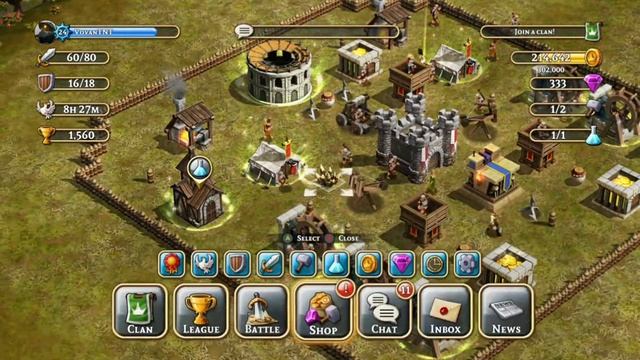 Эпоха битв *battle ages замок 4 ур постройки и 100 рубин в подарок смотреть онлайн