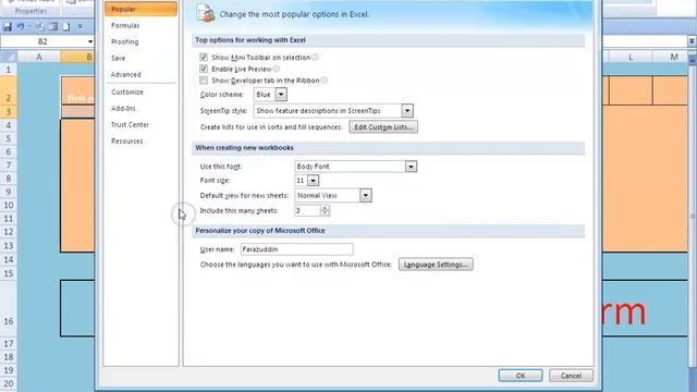 How To Make Data Entry Form MicroSoft Excel 2007 Urdu II Hindi II смотреть онлайн