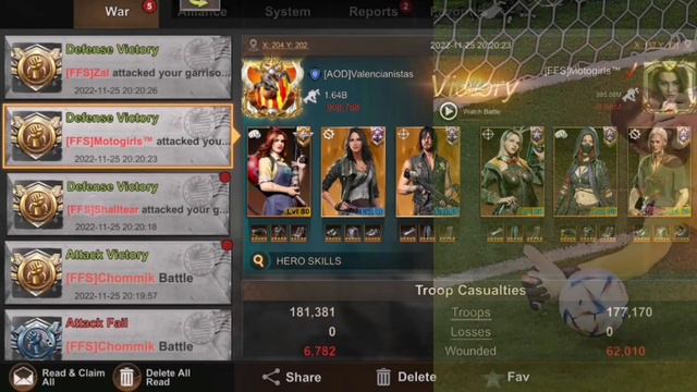 @StateofSurvivalOfficial: Reservoir Raid League: Matchday 2. [AOD] Art of Death vs [FFS] #98 смотреть онлайн