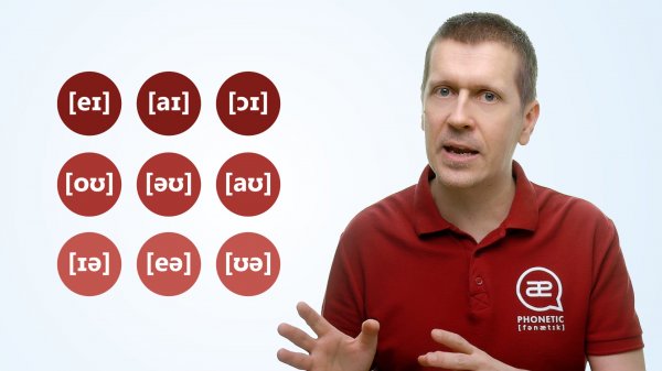 Английское произношение - дифтонги (туториал)