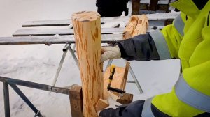 Homemade birch tree bed frame. Самодельная кровать из березы