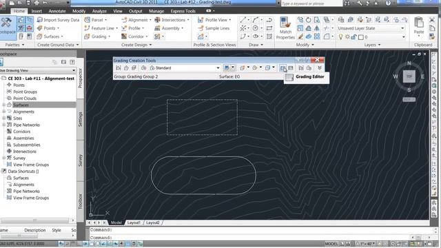 Civil 3D - Creating a Grading смотреть онлайн