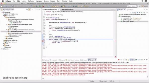 REST Web Services 17 - Accessing Path params