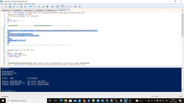 Powershell For SQL DBA , DAY - 1.6, 31/07/2022 смотреть онлайн
