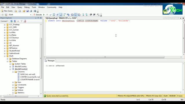 How to Insert data in SQL Table | Insert in SQL Server | Insert query in SQL Server смотреть онлайн