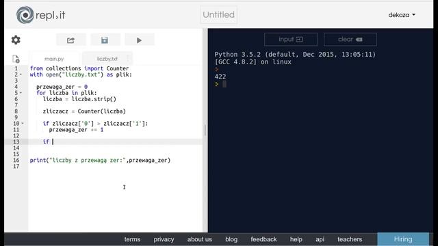 Python na maturze - 2015 zad. 4 смотреть онлайн