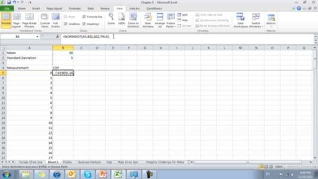 Marketing Statistics in Excel 5.1 Cumulative Distribution Function смотреть онлайн