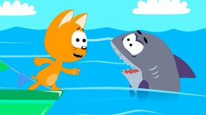 Песенка про рыб - Мультики для малышей - Котенок Котэ - Учимся считать от 1 до 5