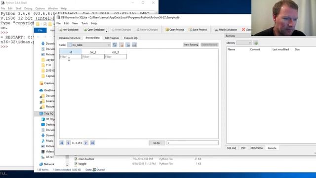 Python Basics Tutorial Sqlite Primary Key Auto Increment смотреть онлайн