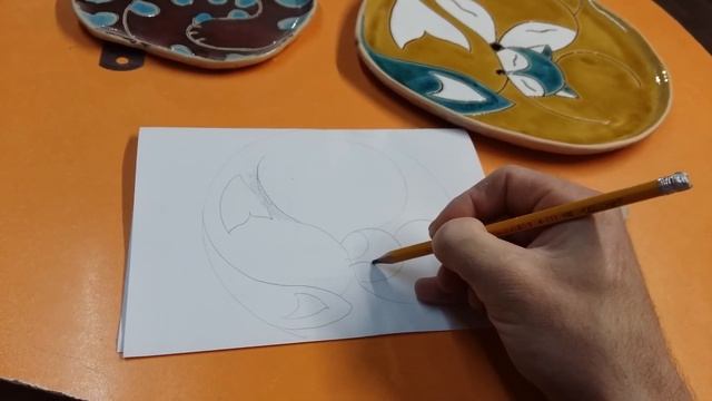 Малюєм тарілку 