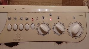 indesit w105tx error
