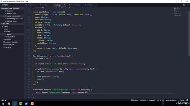 18 4. Authentication - Angular.js UserSchema model Part 4 Compare Password смотреть онлайн