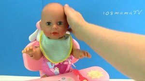 МИШКА НА ПАЛОЧКЕ Мультики для детей Как Мама Кормила Куклу Пупсика Беби Анабель 108мама тв