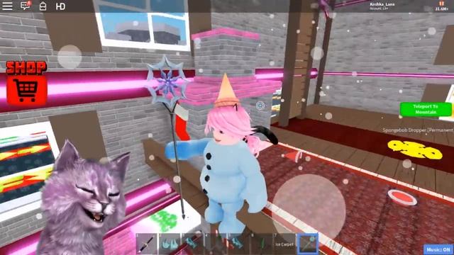 НОВОГОДНИЙ ТАЙКУН В РОБЛОКС катаюсь на санках! Спасите Новый Год roblox смотреть онлайн