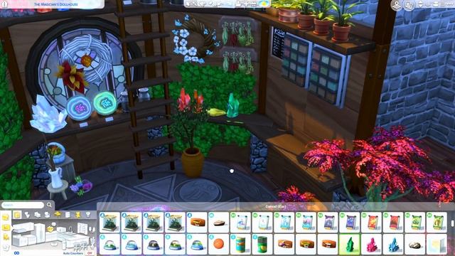 The Magician's Dollhouse| The Sims 4 Realm of Magic Speed Build смотреть онлайн