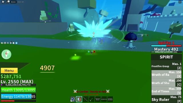 Spirit Combo Is The Most Broken?? (Bounty Hunting) | Blox Fruits смотреть онлайн