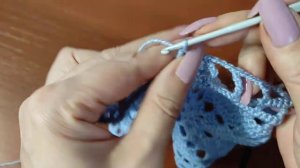 Пелерина, накидка крючком 2часть. Подробное видео для начинающих.