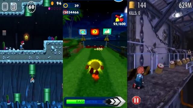 Super Mario Run vs Sonic Dash vs Chucky Slash & Dash смотреть онлайн