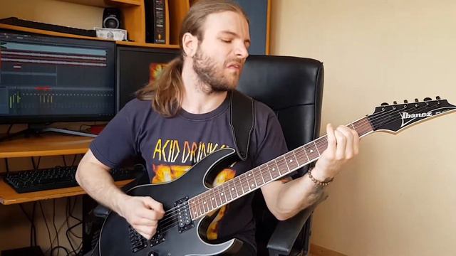 Acid Drinkers - In a Black Sail Wrapped (guitar cover) смотреть онлайн