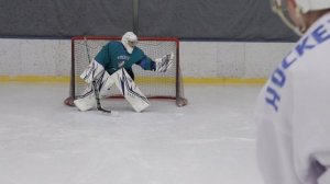 Как правильно ловить/отбивать шайбу.Хоккейный вратарь