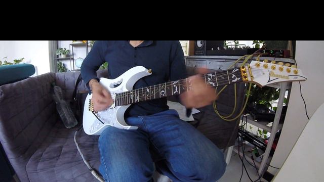 Ibanez jem 7v Wh wasted time solo Skid Row смотреть онлайн