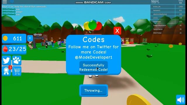 ?ALL WORKING CODES!? | Water Balloon Simulator | Roblox смотреть онлайн