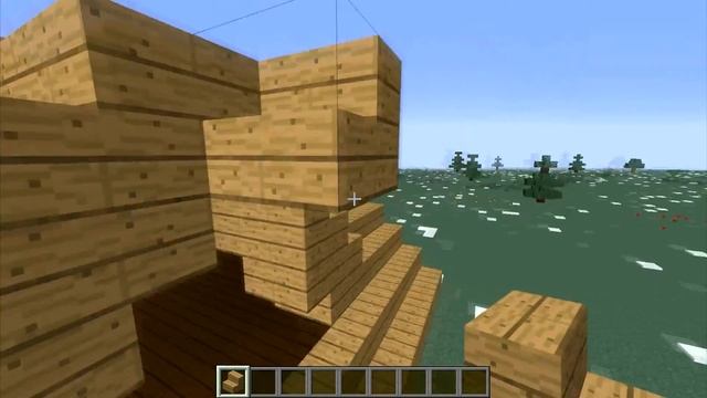 Minecraft - Обучение. Как сделать крышу в Майнкрафт? Как построить крышу в Майнкрафт. Виды крыш. смотреть онлайн