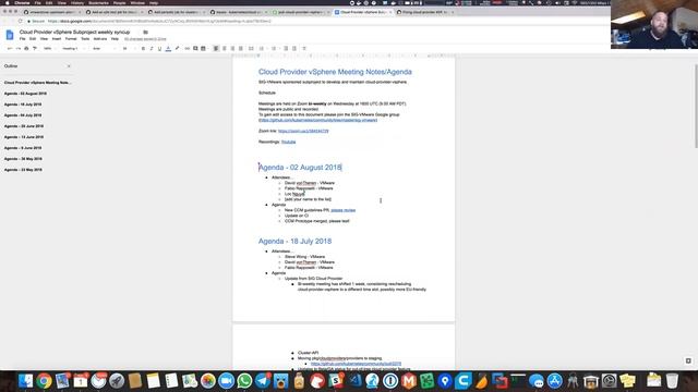Kubernetes SIG VMware - Cloud Provider Weekly Syncup 20180801 смотреть онлайн
