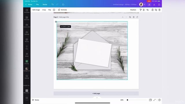 (CANVA) 5x7 / 7x5 greeting card mockup смотреть онлайн