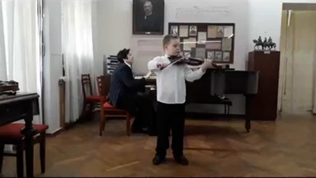 Берио Вариации ре мин Зинченко Михаил, 3 кл 9 лет смотреть онлайн