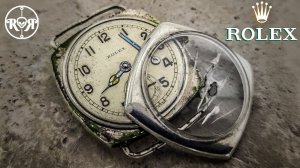 Реставрация одних из первых когда-либо созданных часов Rolex - старинные военные