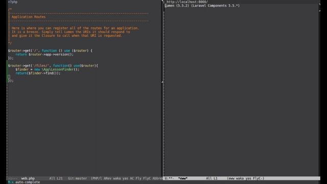 Live Coding Php Site with Lumen from Scratch смотреть онлайн