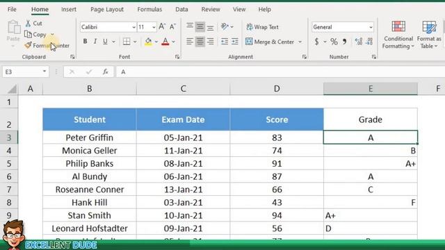 How To Use Format Painter In Excel смотреть онлайн
