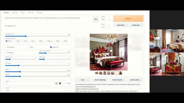 How did Stable Diffusion AI do when I asked it to design a Maximalist fall bedroom? смотреть онлайн
