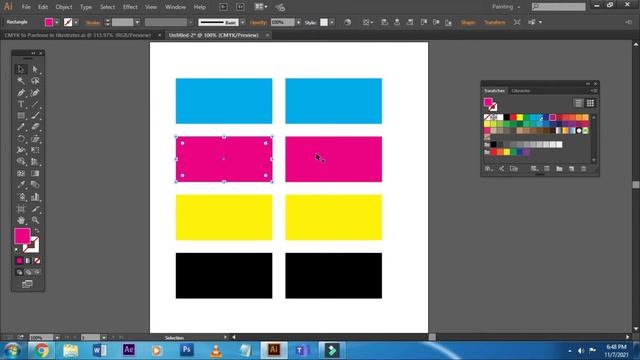 How to Convert CMYK to Pantone | CMYK to Pantone | Converting Colour in Illustrator | illustrator смотреть онлайн