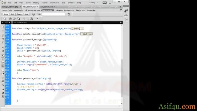 CMS Site using php and mysql Bangla 37 Install encrypt password to web application смотреть онлайн