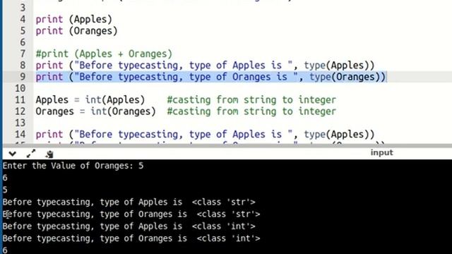 Learn Python Programming 7 - Variable Types and Type Casting (with Examples) смотреть онлайн