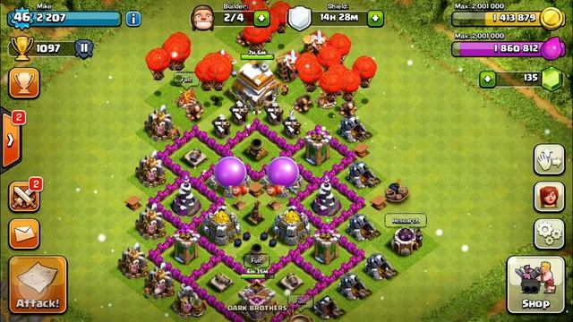 Клаш Оф Кланс #01 - Моя база смотреть онлайн