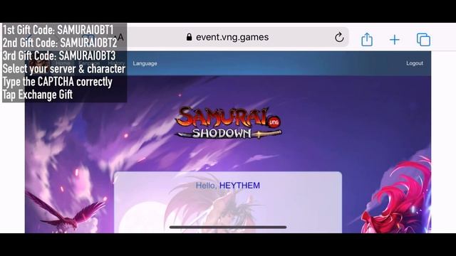 Samurai Shodown: The Legend of Samurai 3 Gift Codes for Android, iOS Mobile Game смотреть онлайн