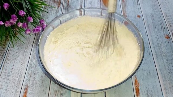 Вместо пирожков! Ленивый пирог за 5 минут! Самое удачное ТЕСТО на КЕФИРЕ для заливного пирога!