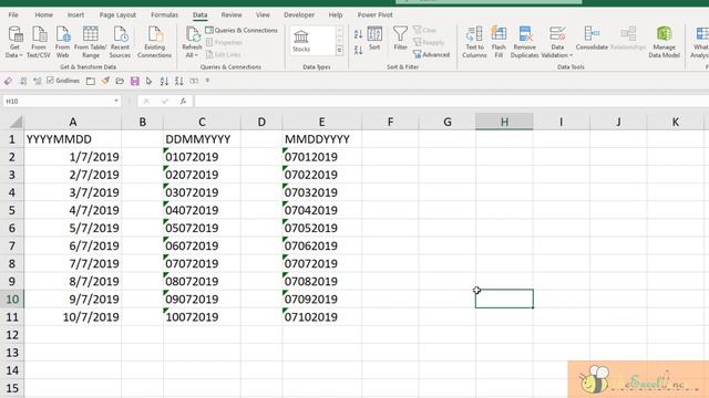 Convert text date to numeric date in Excel смотреть онлайн