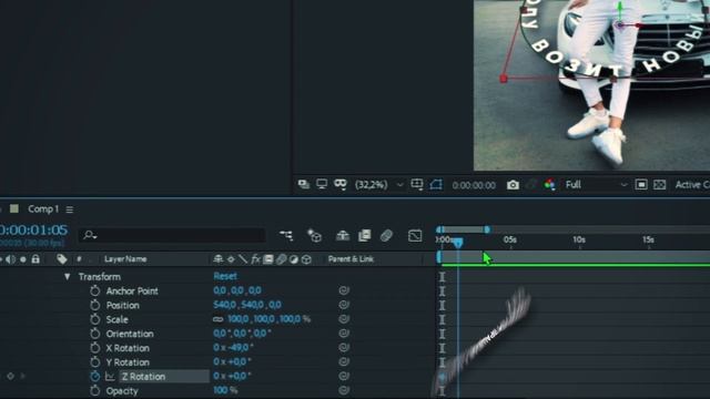 АНИМИРОВАННЫЙ 3Д ТЕКСТ В AFTER EFFECTS | 3D TEXT В AE TUTORIAL смотреть онлайн