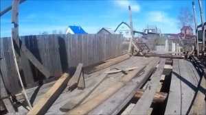 ДЕРЕВЯННЫЙ гараж МЕЧТЫ - часть 3: СИЛОВОЙ каркас