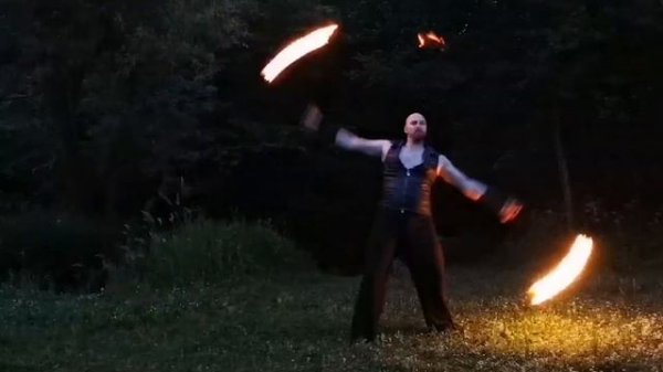 Fiery show, theatre of fire "Dragons". Огненное шоу, театр огня  "Драконы".