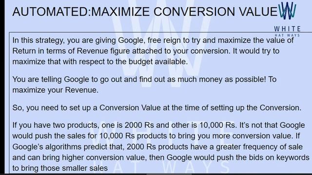 Maximize Conversion Value Bidding Strategy смотреть онлайн