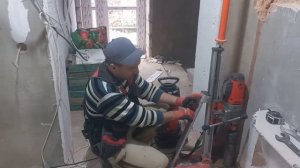 Husqvarna DMS240 алмазное сверление