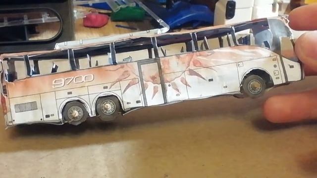 Автобус volvo 9700 из бумаги смотреть онлайн