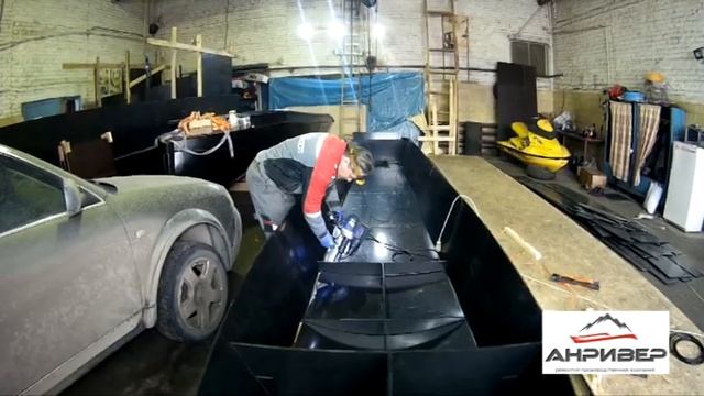 Лодка ПНД, Презентация АНРИВЕР, сборка лодок смотреть онлайн
