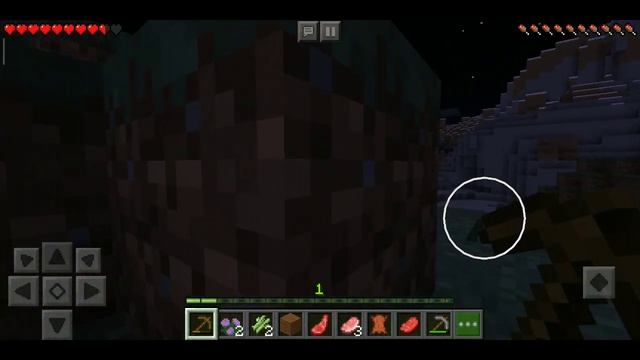 Играю в Майнкрафт (Minecraft) – снежные горы и глубокая пещера смотреть онлайн