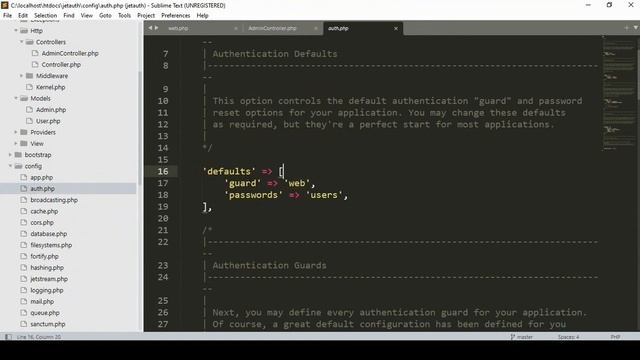 Laravel 9 Multi Authentication with Jetstream A-Z смотреть онлайн